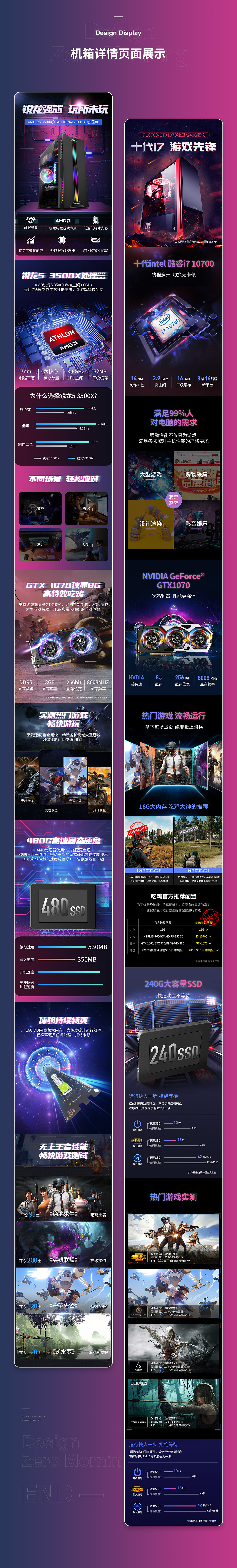 3C 游戏机箱详情页