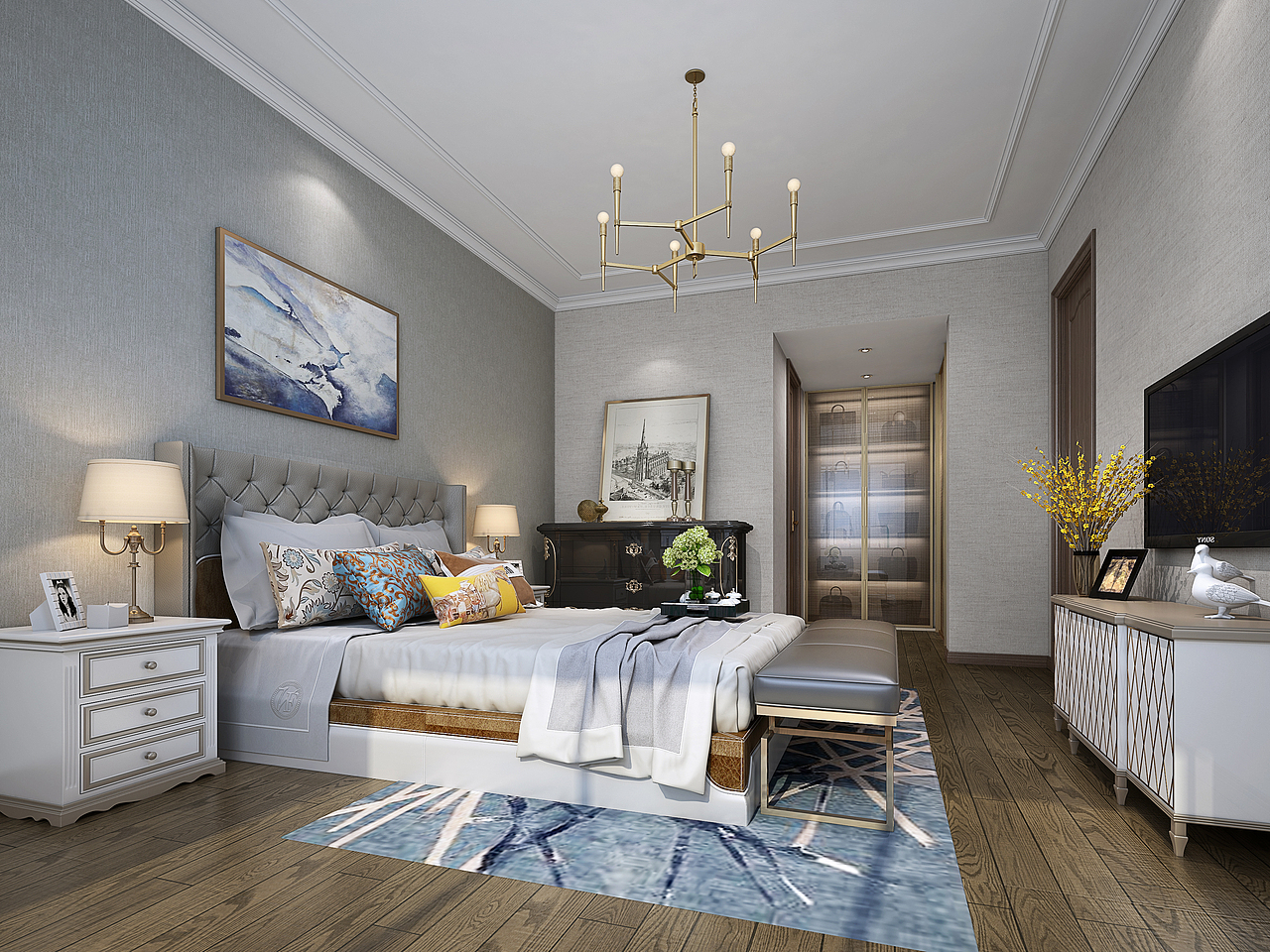 隆腾·蜀州府精装房（图ZMTE3MTI3MDcy） - 家装设计 - 站酷设计师多维设计事务所原创素材 - 站酷ZCOOL