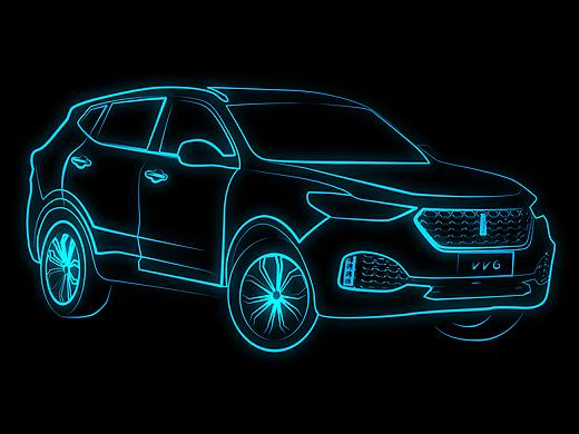 车秀 汽车3Dmapping 汽车秀光影艺术展