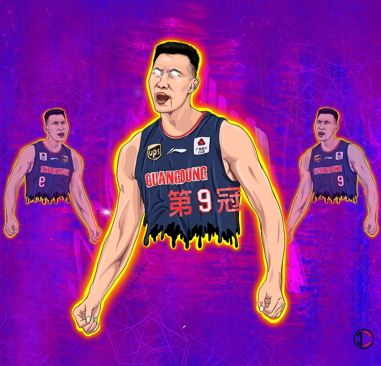 插画头像012 易建联!