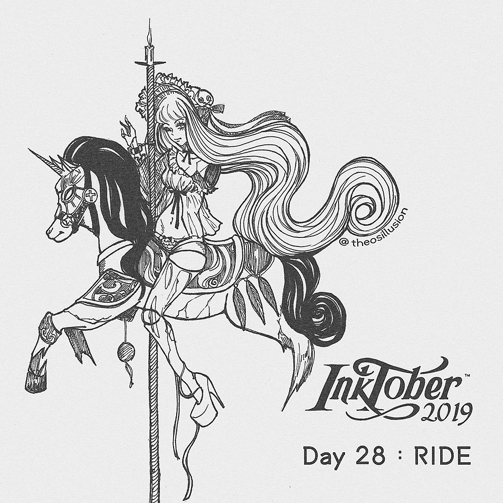 Inktober 2019（图ZMTgzMTA0NzAw） - 创作习作 - 站酷设计师THEOSILLUSION原创素材 - 站酷ZCOOL