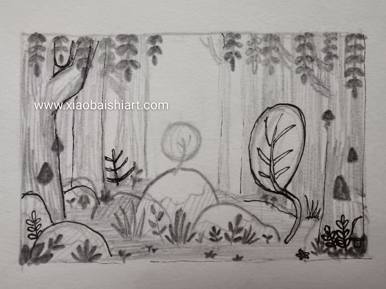 用叶子创作（图ZMjQ5NDg0NDc2） - 绘本 - 站酷设计师彭杰绘画原创素材 - 站酷ZCOOL