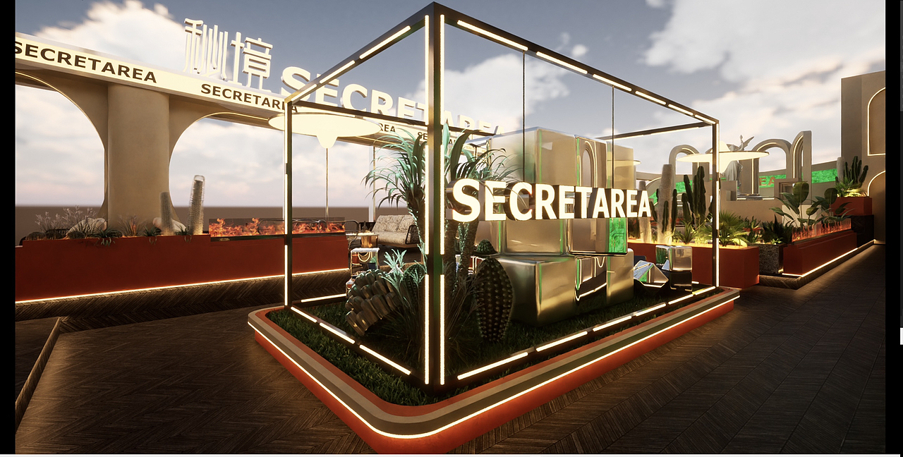 P·D｜融合共生：斯卡帕叠序融入中东风情解构主义（图ZMzYxOTIwMjEy） - 商业空间设计 - 站酷设计师设计师成兆凡原创素材 - 站酷ZCOOL