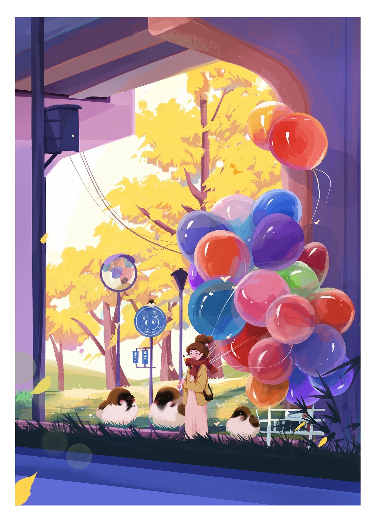 节气系列插画（图ZMzMxMTE4MTUy） - 商业插画 - 站酷设计师一把蒜原创素材 - 站酷ZCOOL