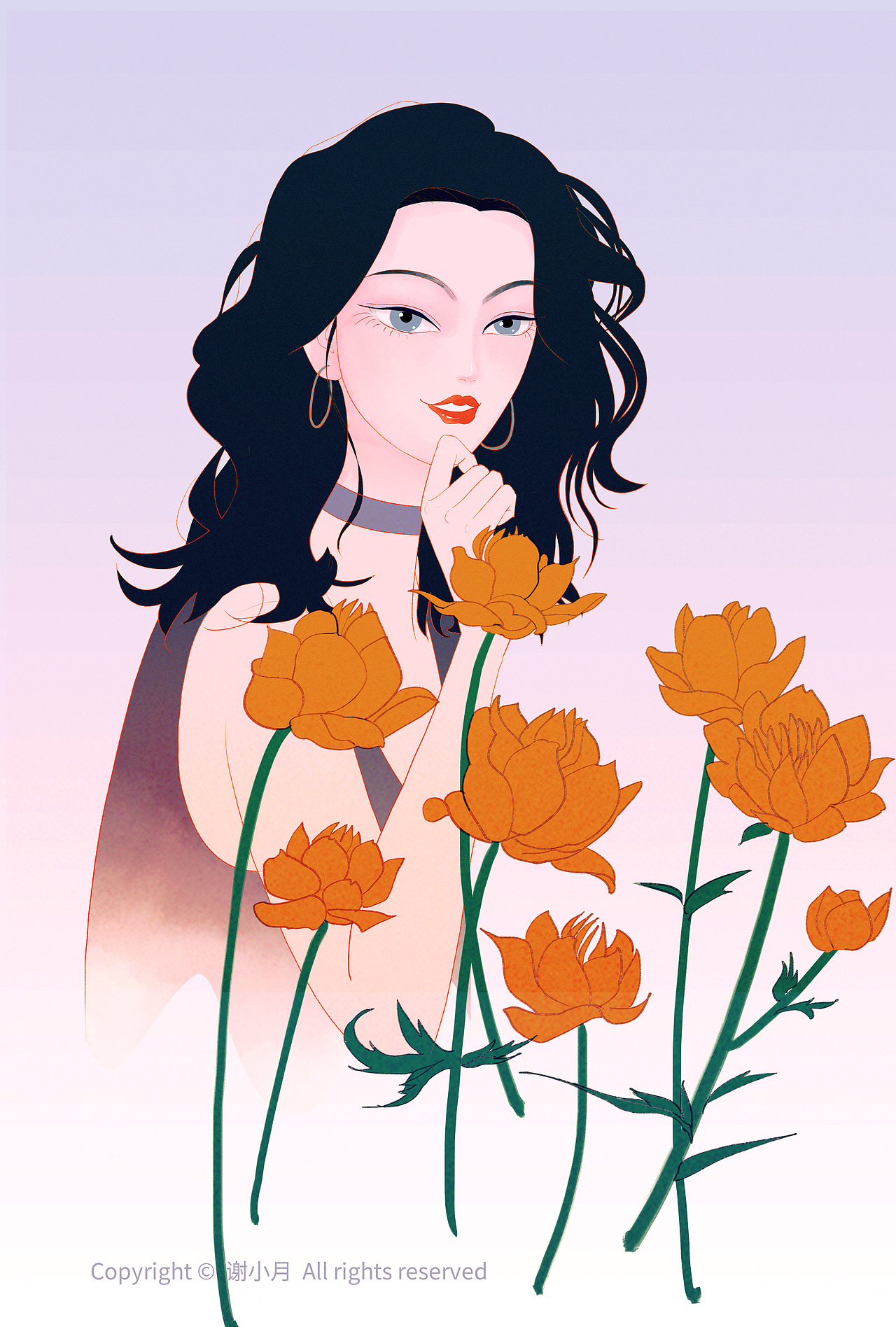 原創(chuàng)肖像畫系列（圖ZMjExODYyMjAw） - 創(chuàng)作習(xí)作 - 站酷設(shè)計師謝小月原創(chuàng)素材 - 站酷ZCOOL