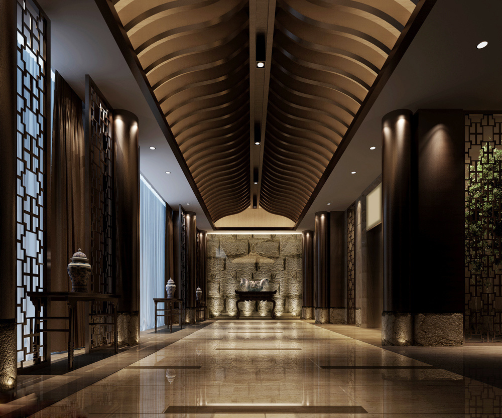 1992效果图-工装spa会所效果图案例