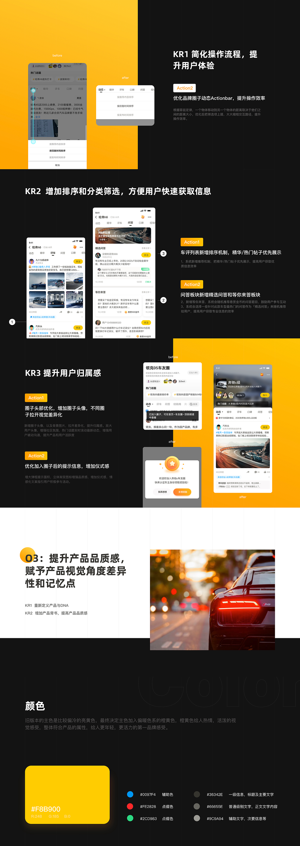 从业务&用户&内部诉求出发的优化策略（懂车帝车友圈）（图ZMjA5ODMxOTY0） - APP界面 - 站酷设计师孔雅轩LineVision原创素材 - 站酷ZCOOL