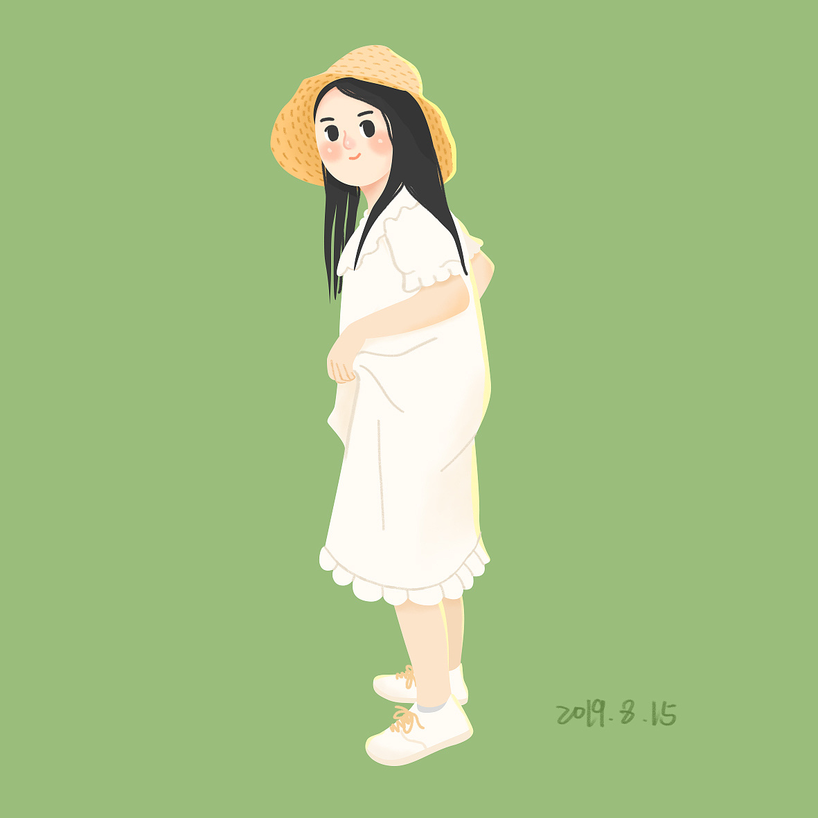 人物写生系列|插画|创作习作|卡哇伊西 - 原创作品 - 站酷 (zcool)