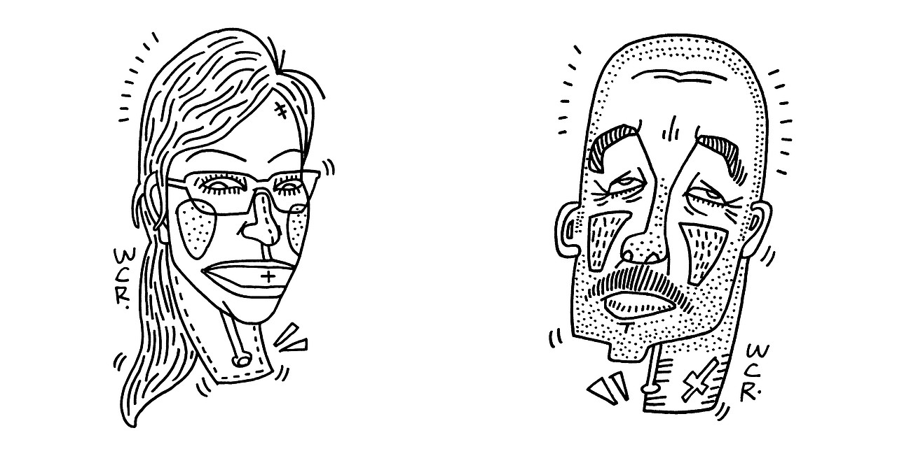 FaceDoodle│怪相涂鸦（图ZNjQ1ODE2MzI=） - 艺术插画 - 站酷设计师王晨睿原创素材 - 站酷ZCOOL