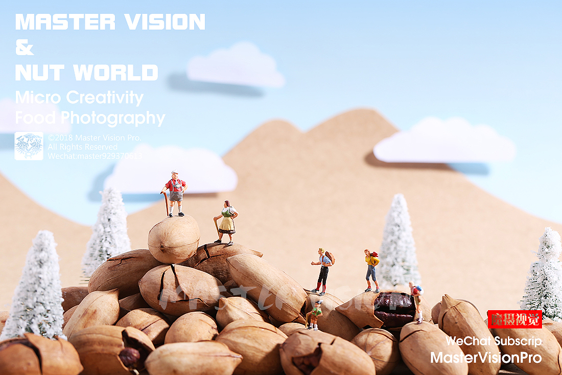 「坚果世界的微摄小人创意」小人国系列｜上海魔摄视觉（图ZMTE4ODAyMjgw） - 产品摄影 - 站酷设计师MasterVision魔摄原创素材 - 站酷ZCOOL
