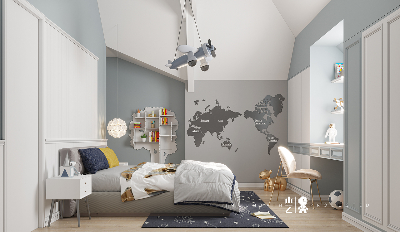 山乙建设l儿童房合集（图ZMjA0NzA3NTI0） - 家装设计 - 站酷设计师山乙建设OURSPACE原创素材 - 站酷ZCOOL