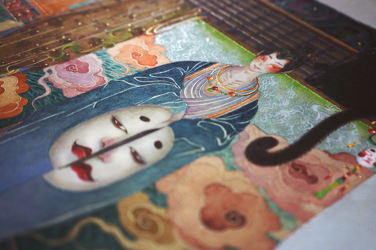 《浮浪行.邪见》 白中南颜彩-人川集（图ZMjQ3MjE5Mjg0） - 艺术插画 - 站酷设计师白中南原创素材 - 站酷ZCOOL