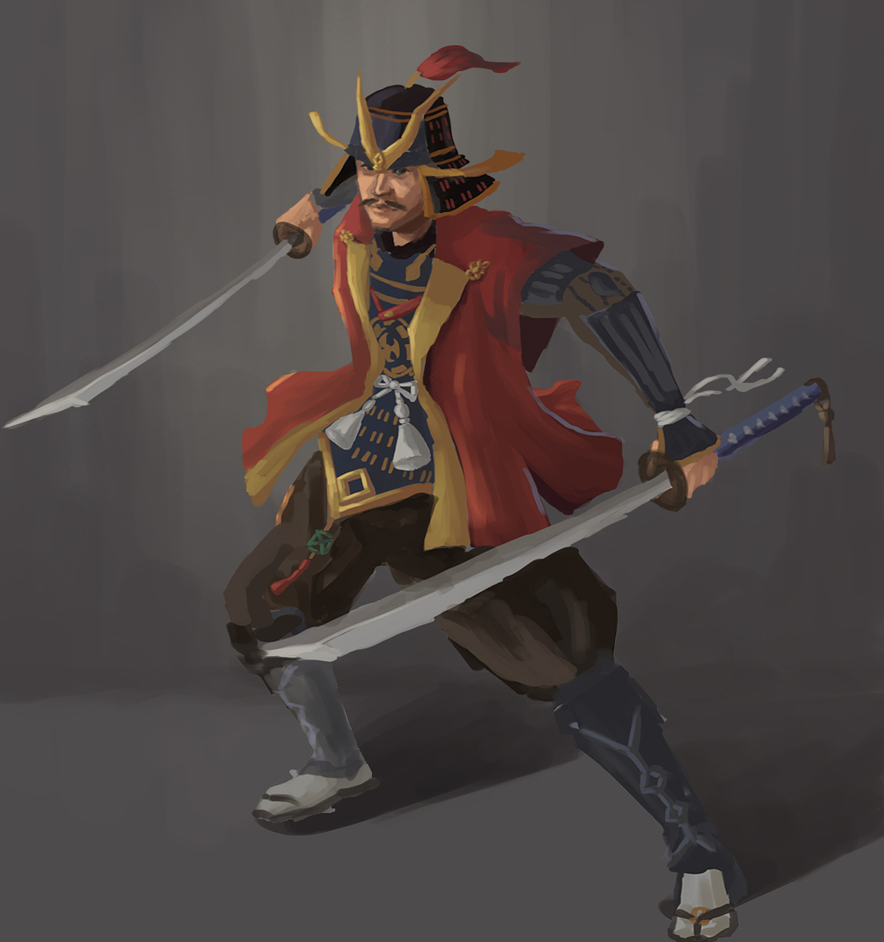 日本战国武士（图ZMTI5MDkyMzMy） - 游戏原画 - 站酷设计师犀利小葱聪原创素材 - 站酷ZCOOL