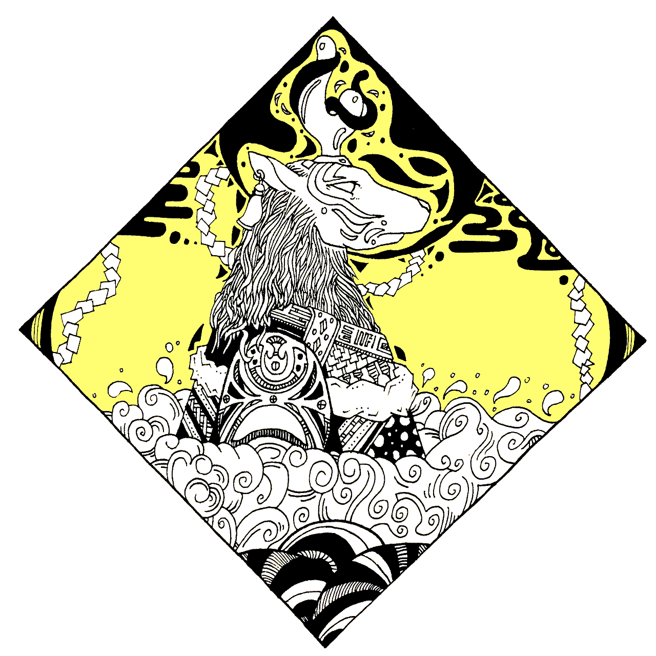 驳,中曲山有一种野兽.