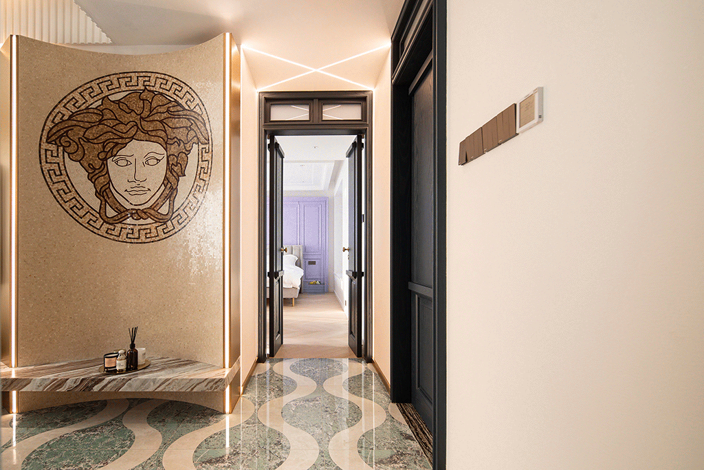 创意杂烩屋,水纹天花板好特别