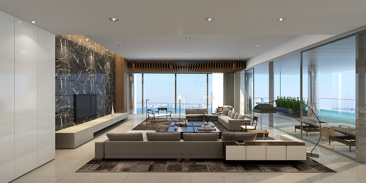 深圳湾1号效果图+施工图需要的微信找我