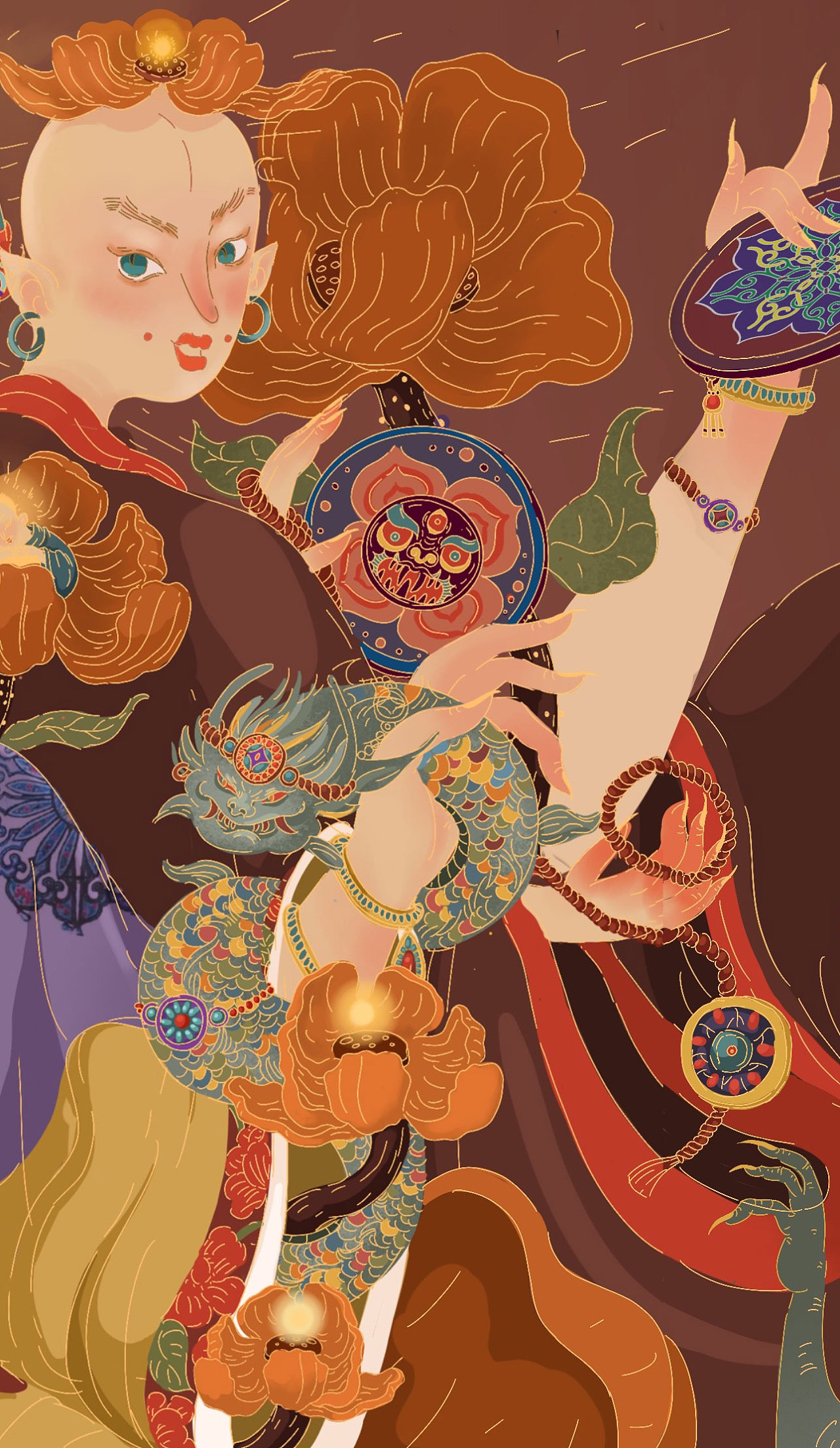 中国神话故事插画练习