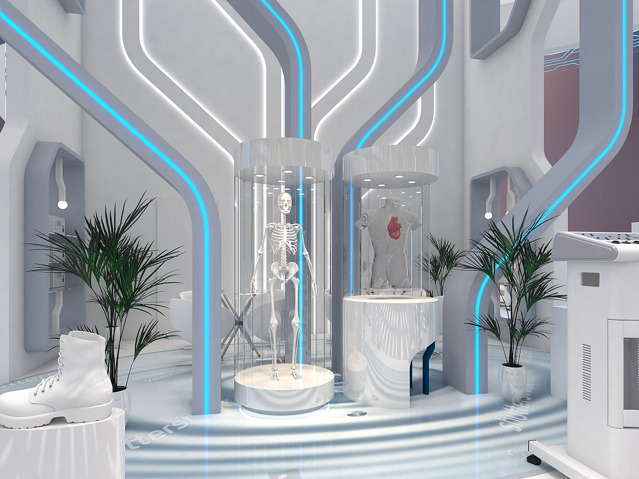 医疗展会（图ZMTgyMTQzNzky） - 建筑/空间 - 站酷设计师设计小丸子j原创素材 - 站酷ZCOOL