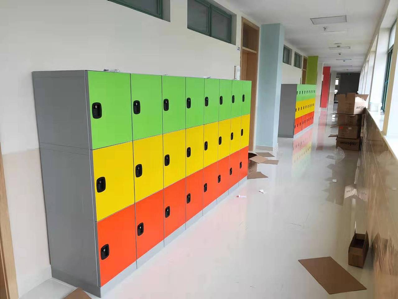 学生书包柜图片 ABS学生书包柜阜汇通书包柜图片