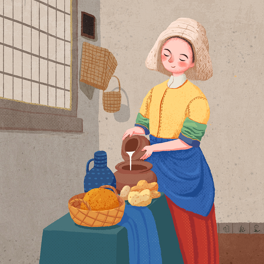 《倒牛奶的女仆》举报23分享原创作品插画创作习作耿肖耿肖02:43:19