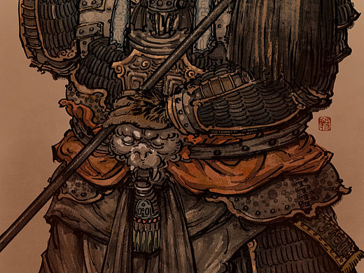 戲畫西游之黑熊精（個(gè)人主頁-ZNjUyNjkxMDg=） - 藝術(shù)插畫 - 站酷設(shè)計(jì)師河童吃辣椒原創(chuàng)素材 - 站酷ZCOOL