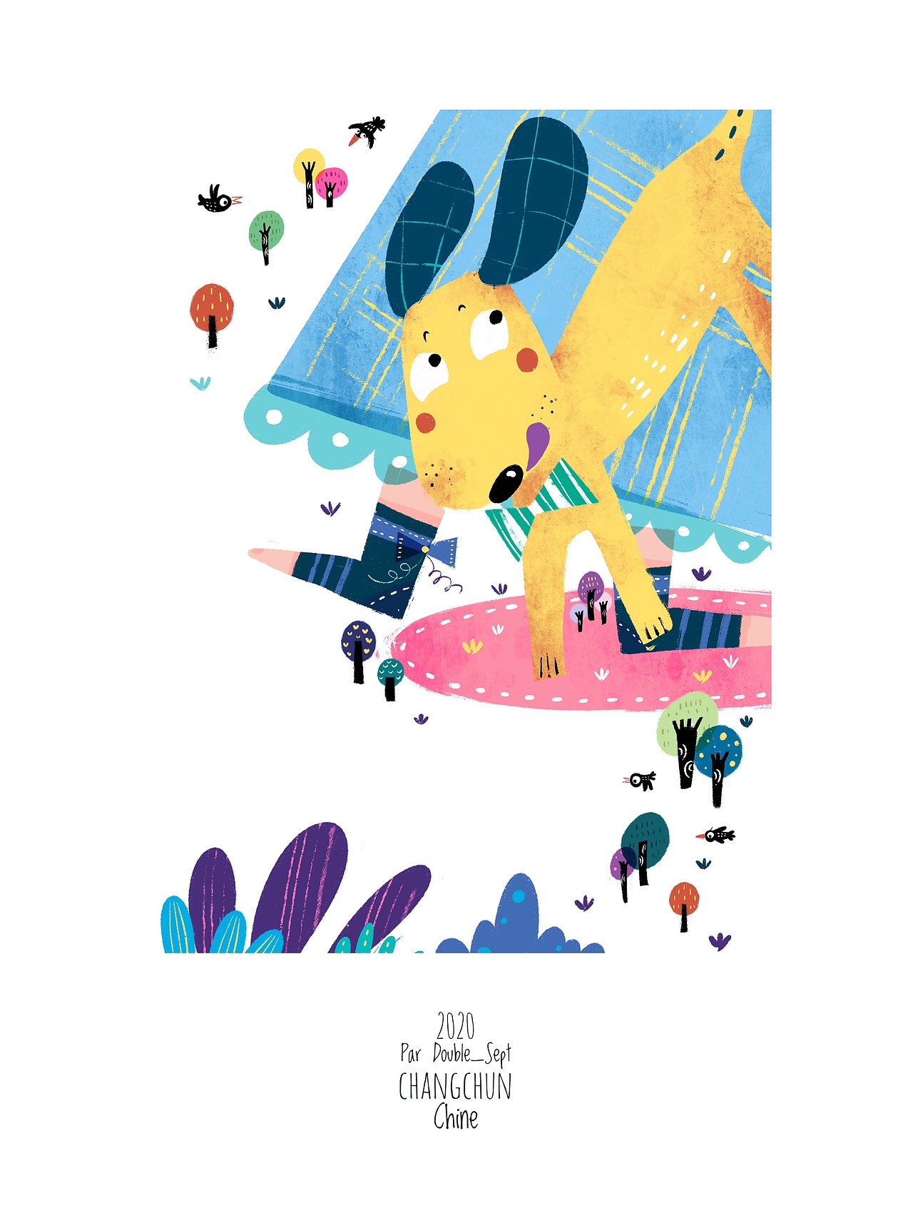 2020儿童插图板绘案例汇总