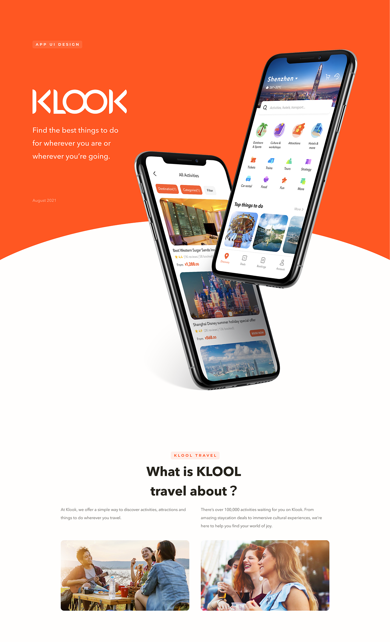 Klook Travel UI Design（图ZMjY2NjMzNzYw） - APP界面 - 站酷设计师AnswerLau原创素材 - 站酷ZCOOL