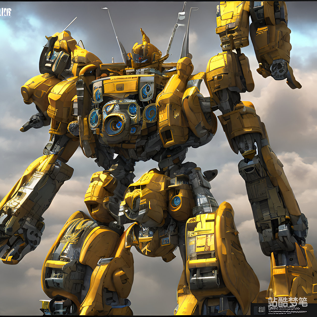#站酷梦笔#变形金刚（图ZMzI3MTc4MjI4） - AI作品 - 站酷设计师zoeming110原创素材 - 站酷ZCOOL