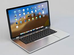 C4D 电商 产品建模 渲染 笔记本电脑 电子产品