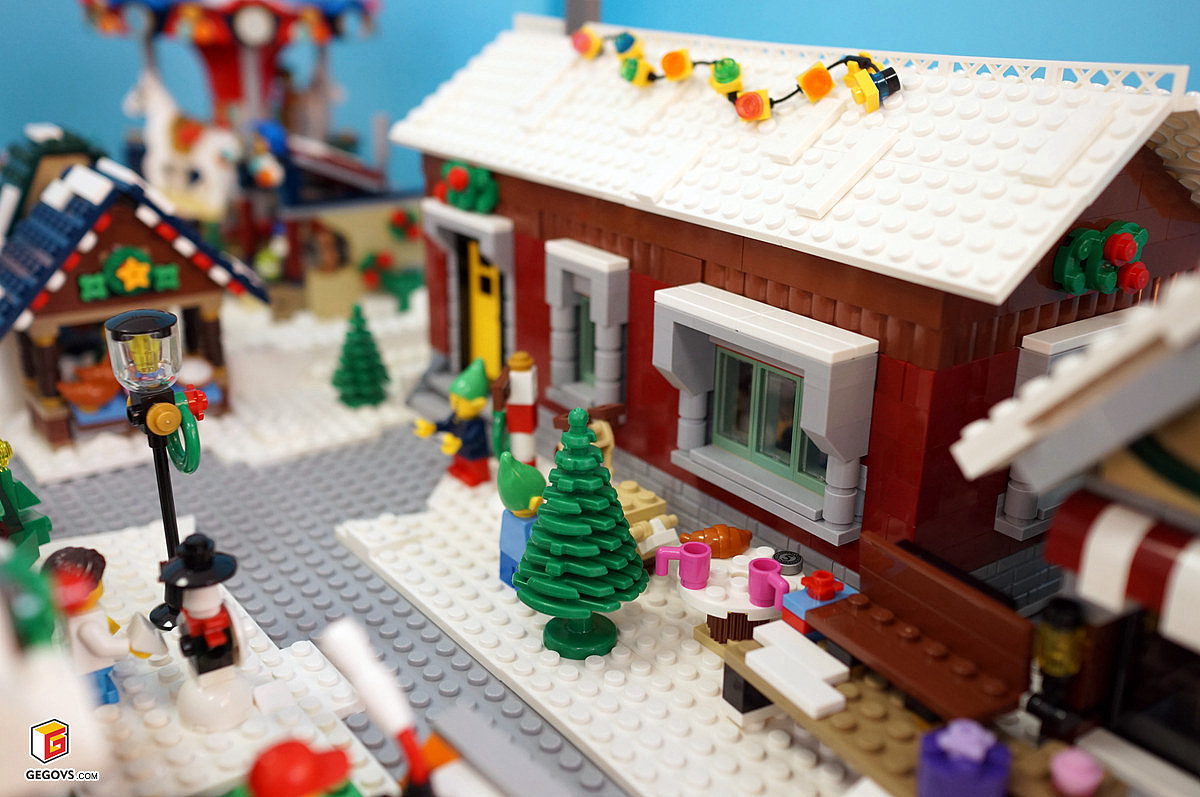 【gegovs】乐高冬季火车站&圣诞冬季小镇