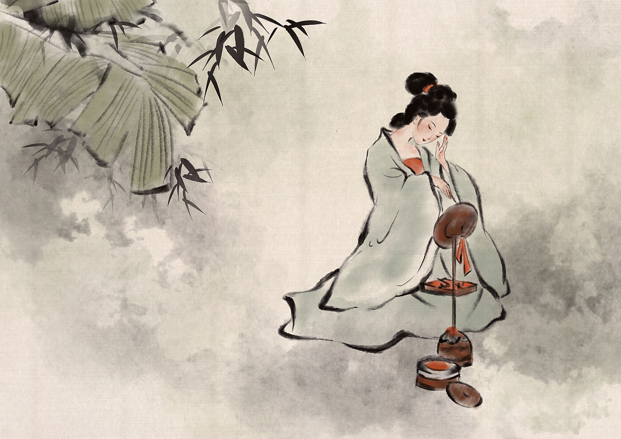 宋词配图（图ZMTQxNjkzMjA0） - 商业插画 - 站酷设计师果陀原创素材 - 站酷ZCOOL