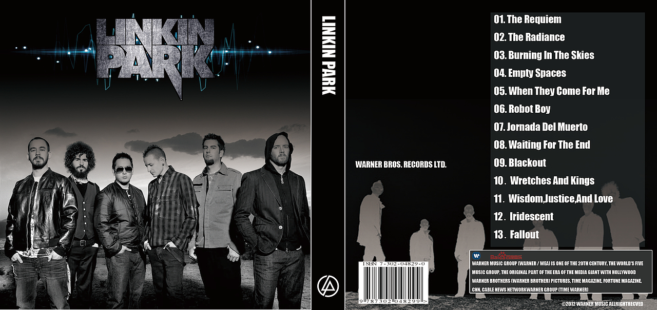 林肯公园光盘盒封面 以及光盘设计