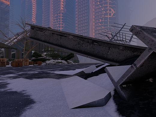 工业设计犀牛Rhino3D建模废墟城市第三季场景动画渲染