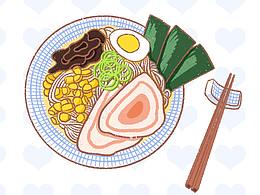 五分鐘就能做好的快手豚骨拉面~