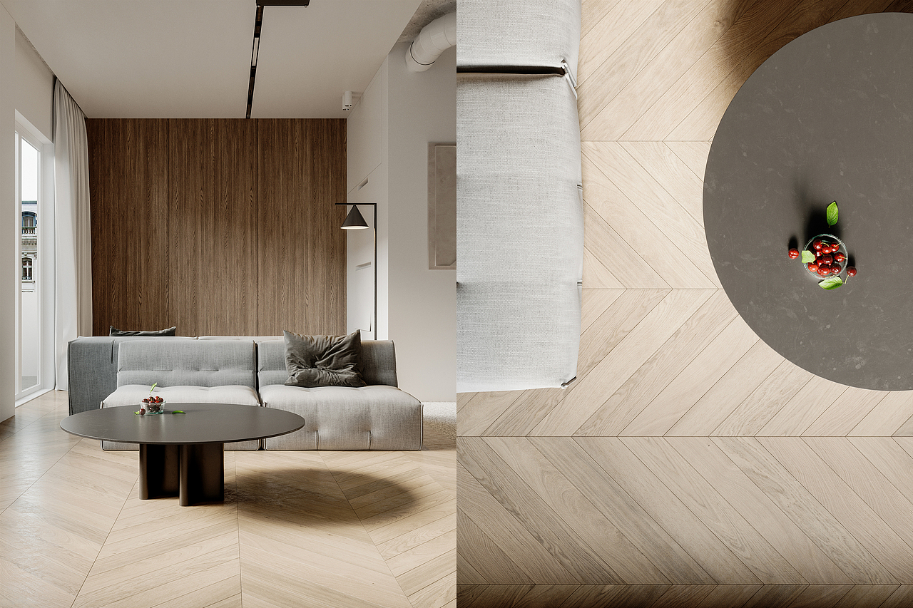 临摹·国外某平层公寓-FS