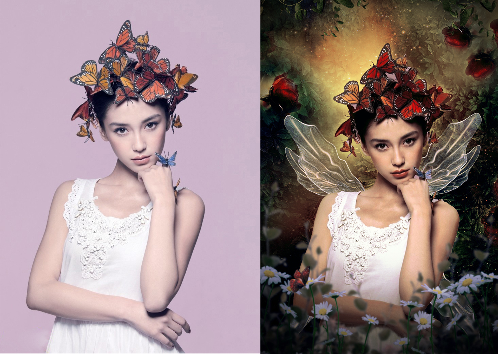 合集-ps后期练习/黑白照片上色/人物合成/海报合成