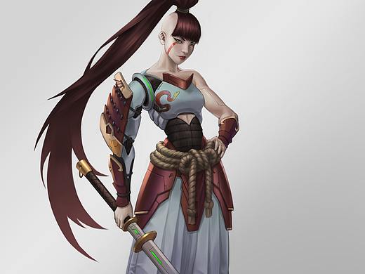 日式机甲女战士