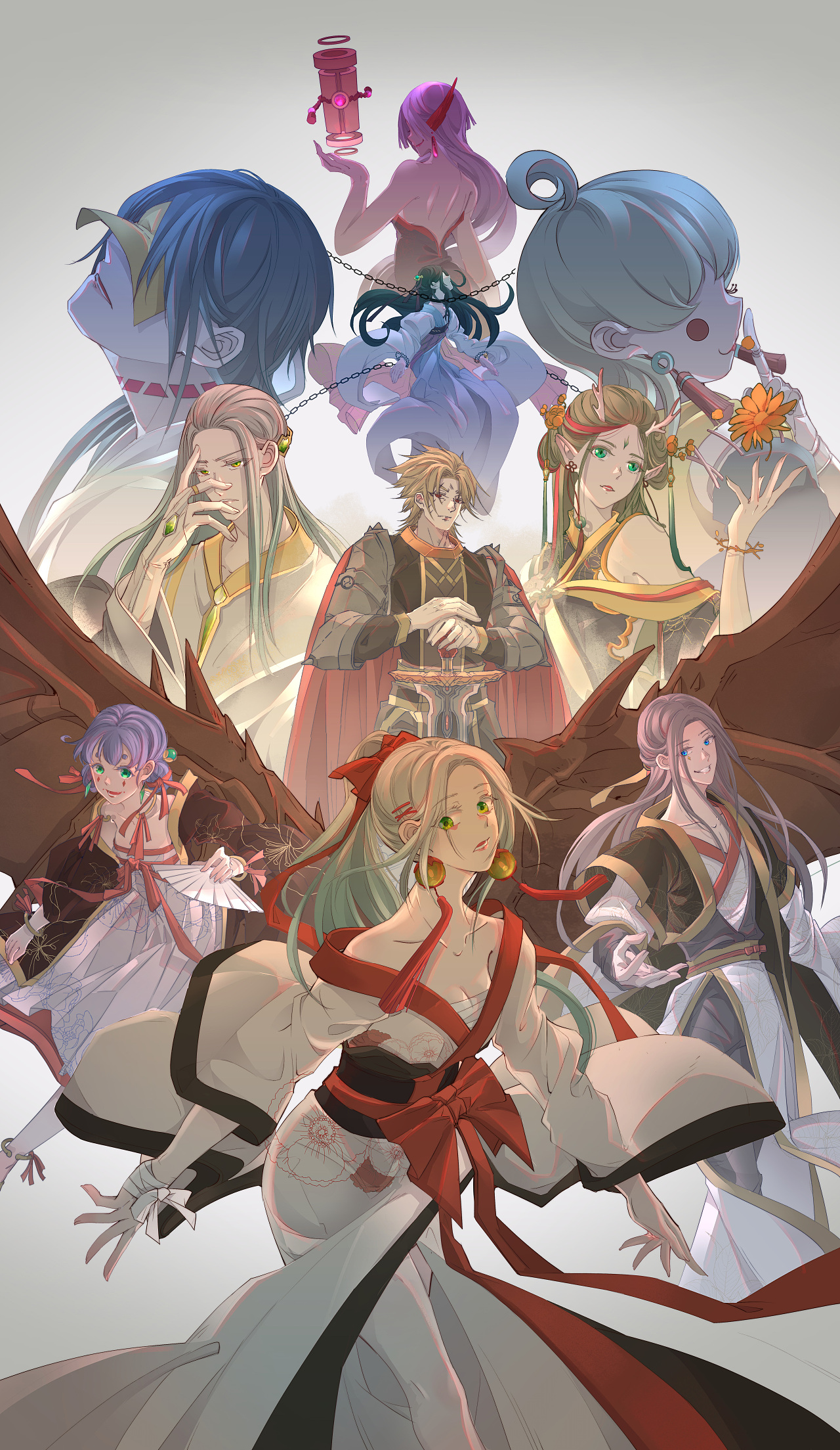 天劫神卷——大海报（图ZMTY4ODY0NjUy） - 商业插画 - 站酷设计师西法酱原创素材 - 站酷ZCOOL