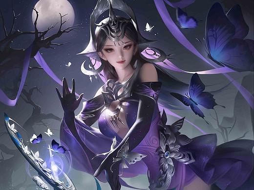 #匠人绘教程#剑网3毒姐商业半身像绘制教程