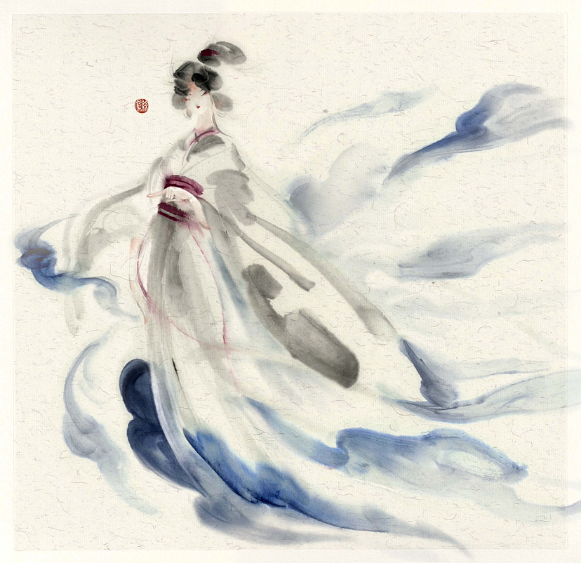 微雨过～知小满～九宫涂～（图ZMzQxMjcxOTk2） - 艺术插画 - 站酷设计师丝鸣原创素材 - 站酷ZCOOL