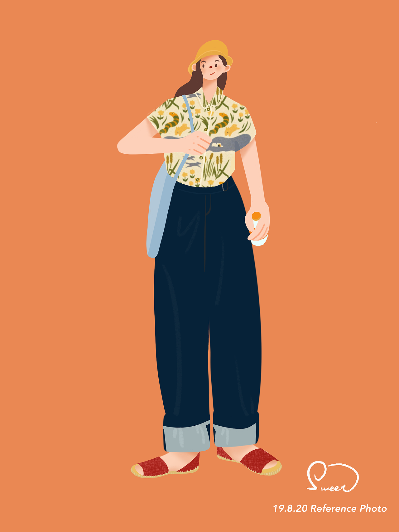 矢量感插图小人|插画|创作习作|番茄脑_原创作品-站酷zcool