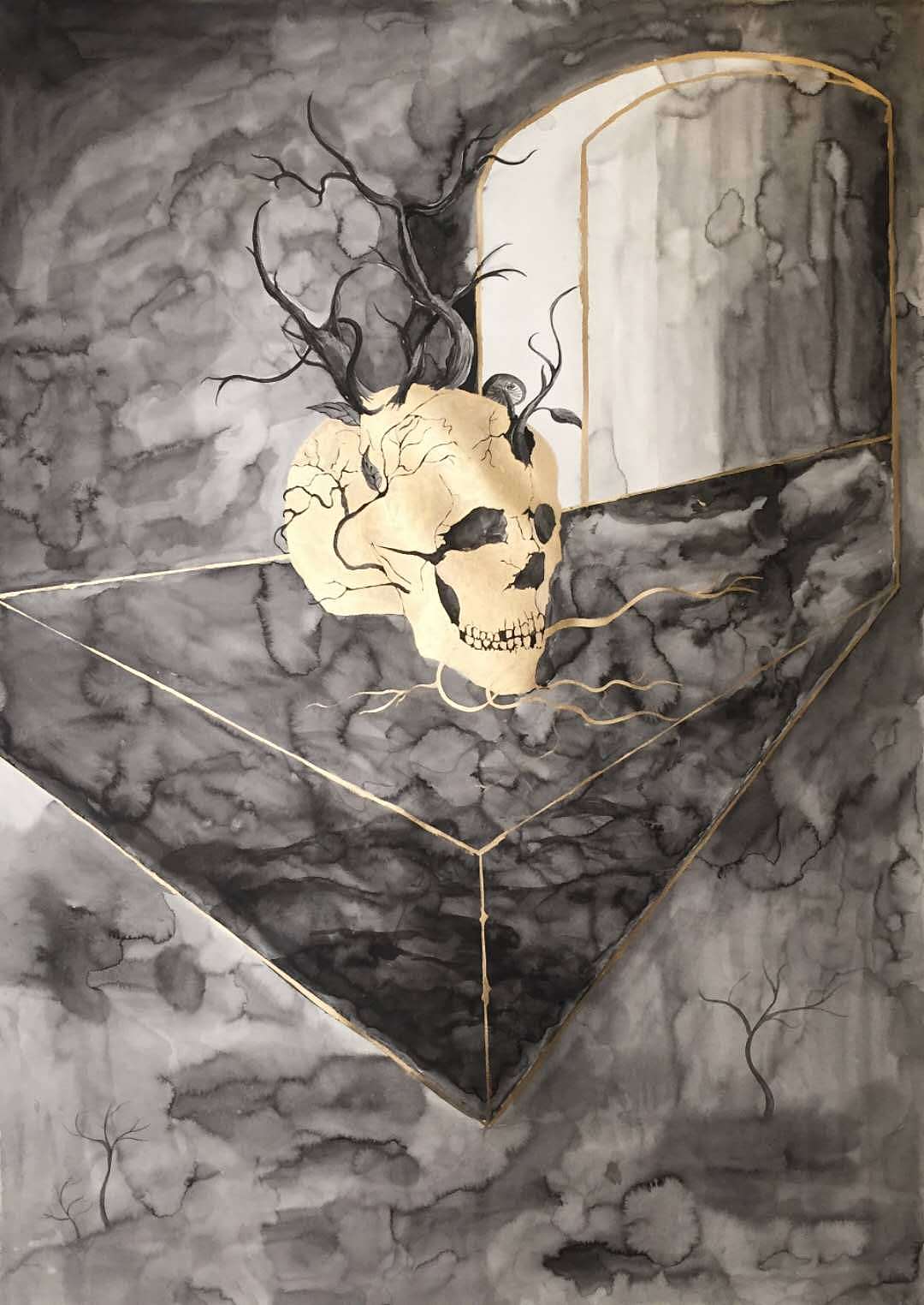 甒舍文化 | 無瓦舍系列 | 艺术发生地 | Flora 的幻境（图ZMjM1ODc4NTA0） - 绘画 - 站酷设计师马路对面的牛万喜原创素材 - 站酷ZCOOL