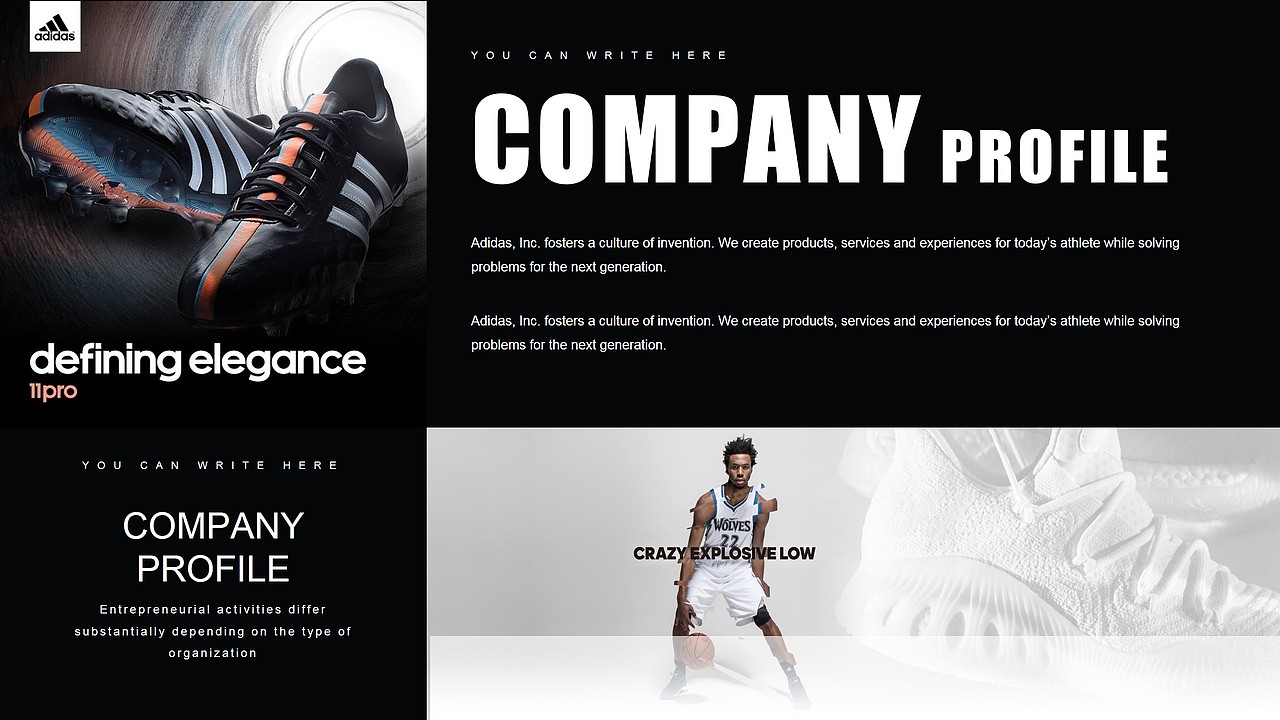 adidas阿迪达斯时尚运动品牌营销策划PPT模板（图ZNzgzNDAyOTY=） - PPT/Keynote - 站酷设计师MASEFAT工作室原创素材 - 站酷ZCOOL