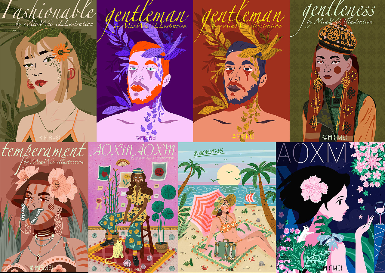 人物插画小合集