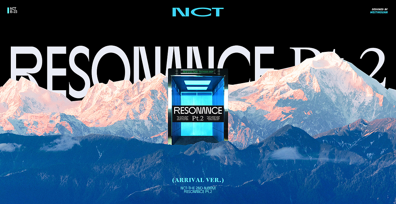 NCT 2020:RESONANCE Pt.1+Pt.2 排版设计