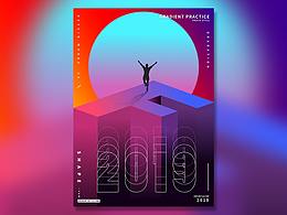 Gradient Practice 海報(bào)練習(xí) #365D#