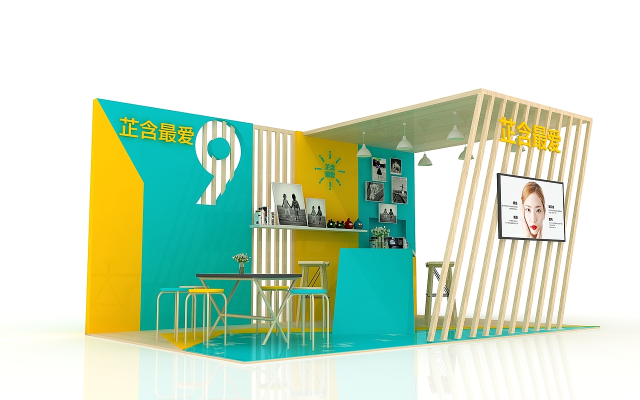 小型美妆展位（图ZMjUzODMwMzM2） - 电子产品 - 站酷设计师艺空原创素材 - 站酷ZCOOL