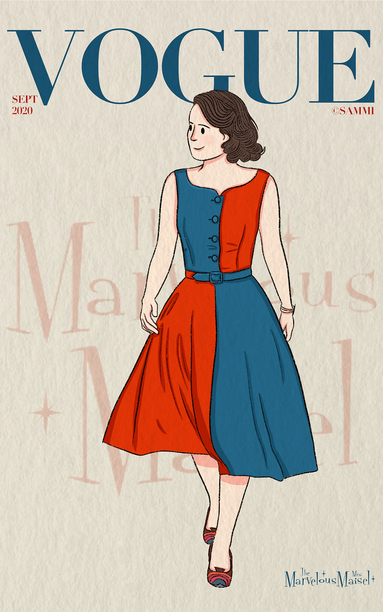 了不起的麥瑟爾夫人（圖ZMjI0NDYzMDI0） - 商業(yè)插畫 - 站酷設(shè)計師西米施原創(chuàng)素材 - 站酷ZCOOL