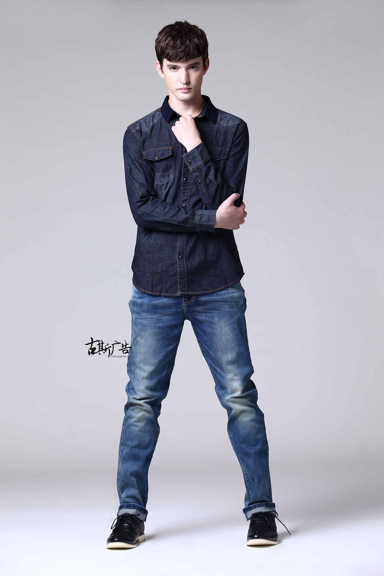 男裤女裤牛仔裤拍摄 西裤休闲裤模特拍摄t恤休闲 服装拍摄外模男模特