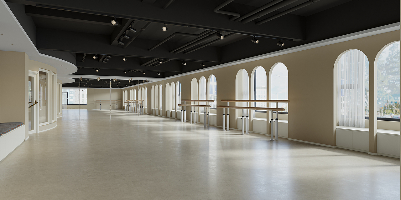 舞蹈教室（图ZMzIwNTIzODA0） - 商业空间设计 - 站酷设计师矩形视觉表现原创素材 - 站酷ZCOOL